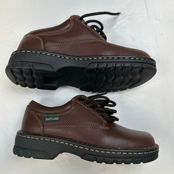 Eastland Plainview Oxford Shoes Brown Leather Women's US 7M - Picture 2 of 12